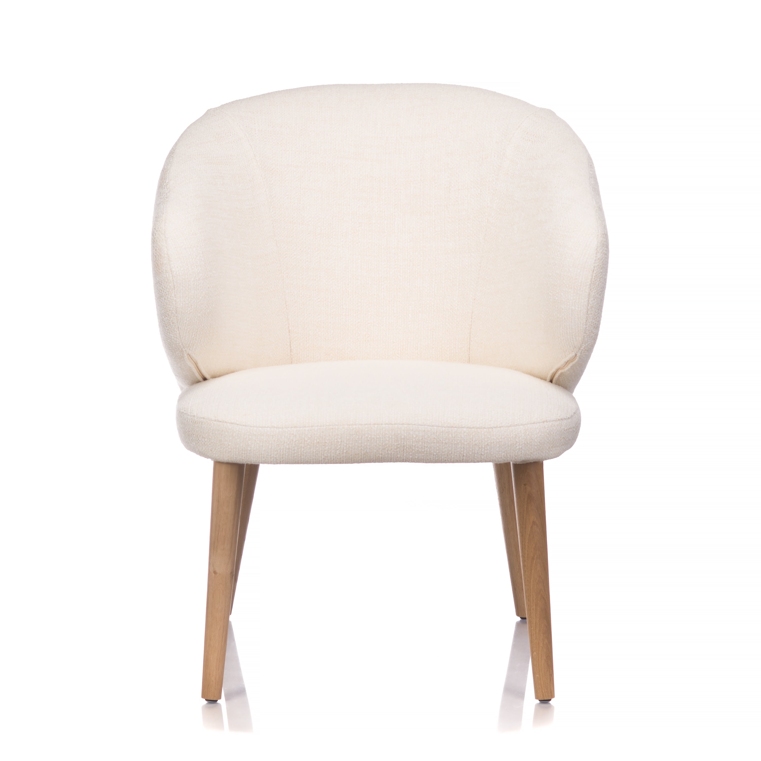 Stella club chair wooden legs