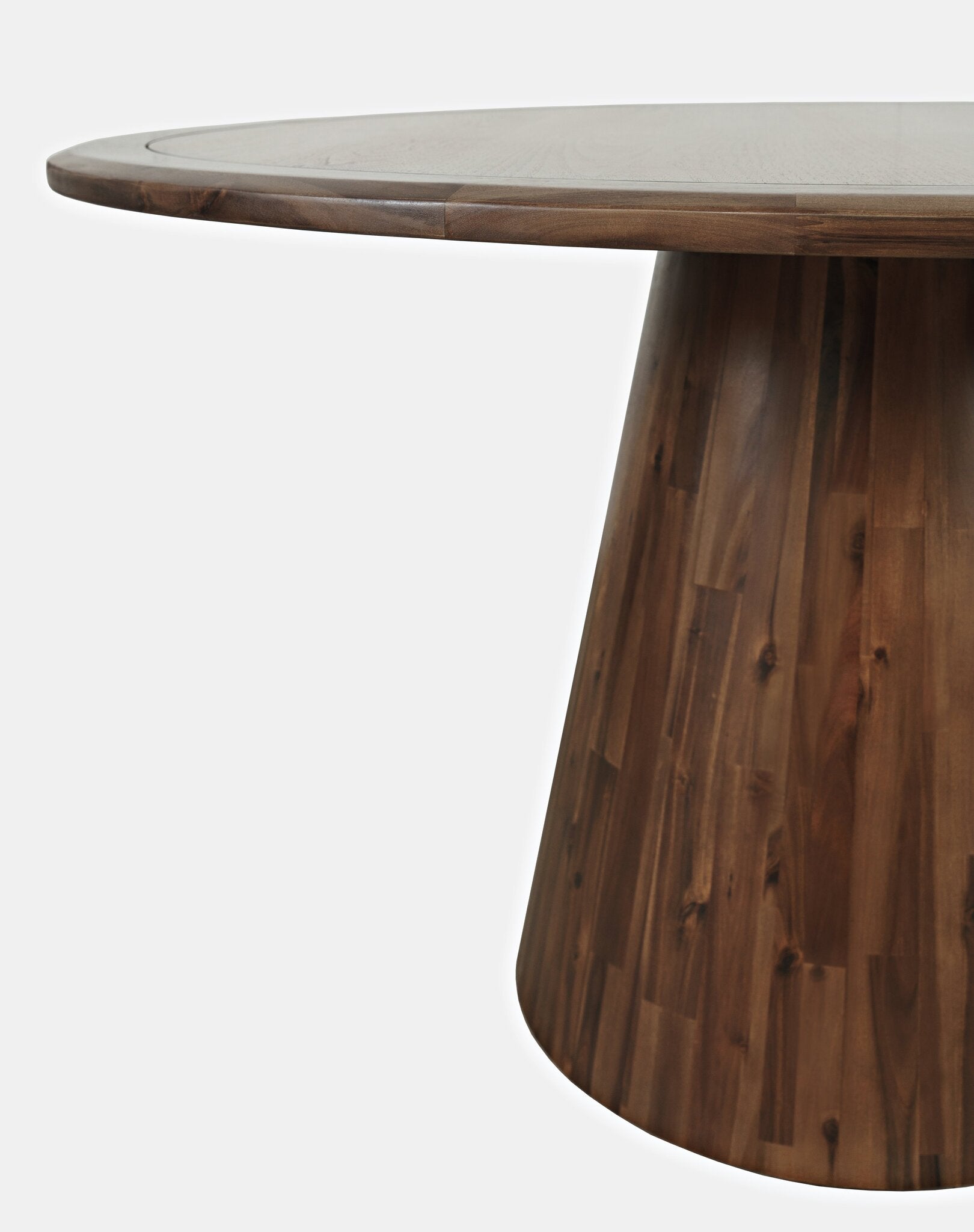 Stół okrągły Avola 127 cm – orzechowy Livin Hill – zdjęcie 3