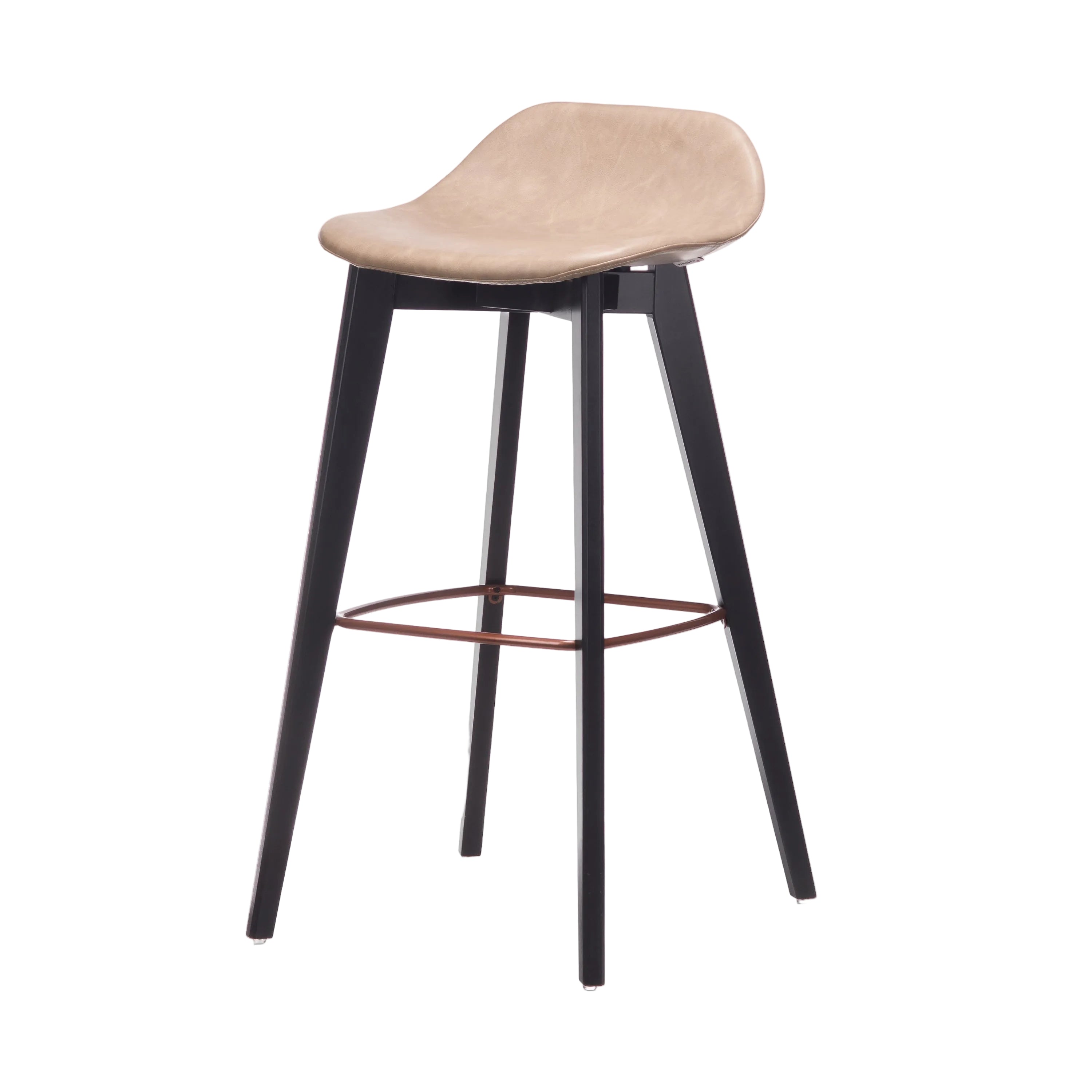 Amelia H80 – krzesło barowe tapicerowane