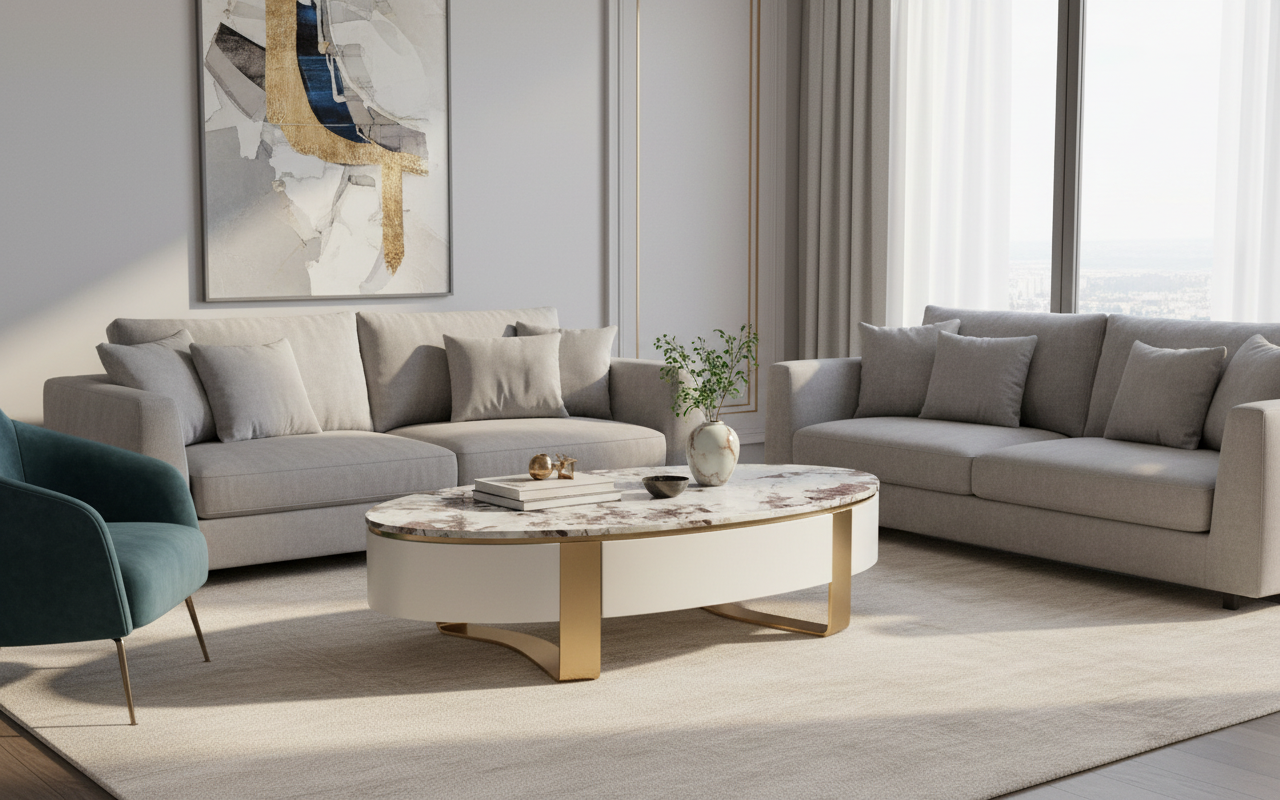 Stolik kawowy Stilig 150 × 80 cm Livin Hill – zdjęcie 5