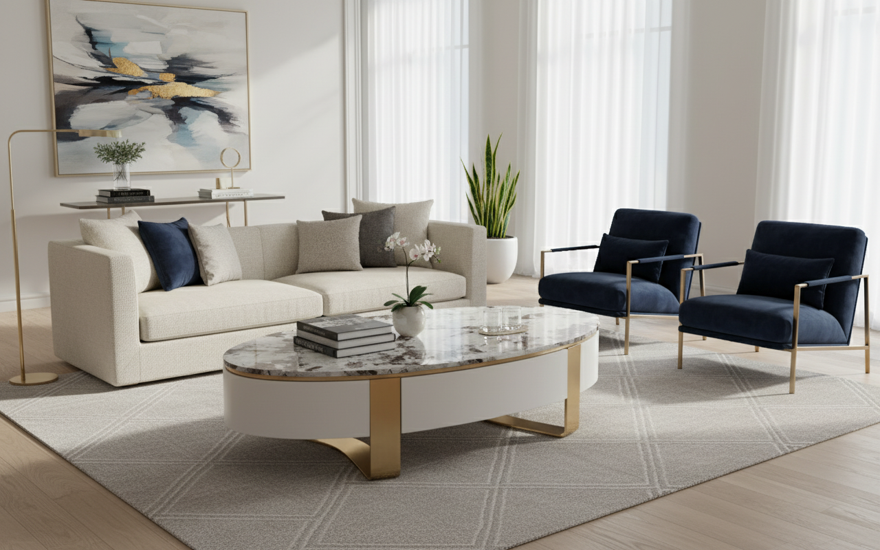 Stolik kawowy Stilig 150 × 80 cm Livin Hill – zdjęcie 6