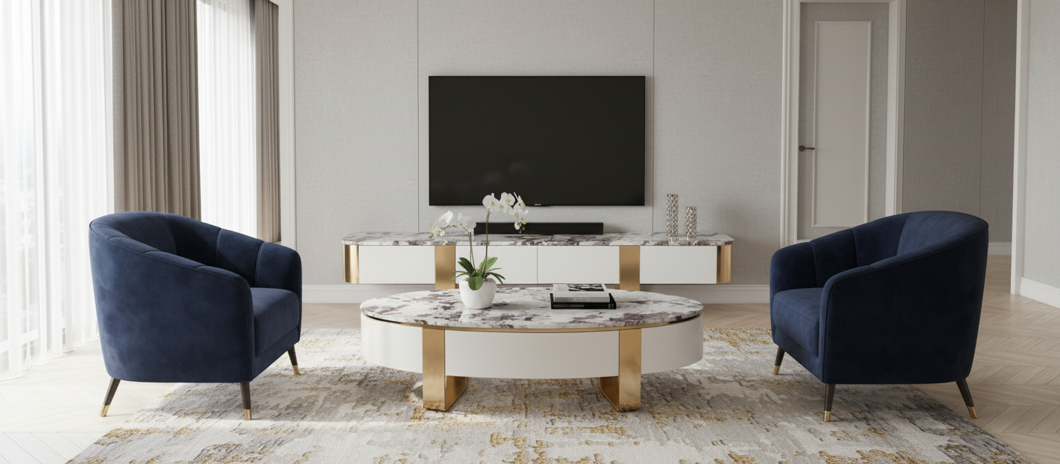 Stolik kawowy Stilig 150 × 80 cm Livin Hill – zdjęcie 7