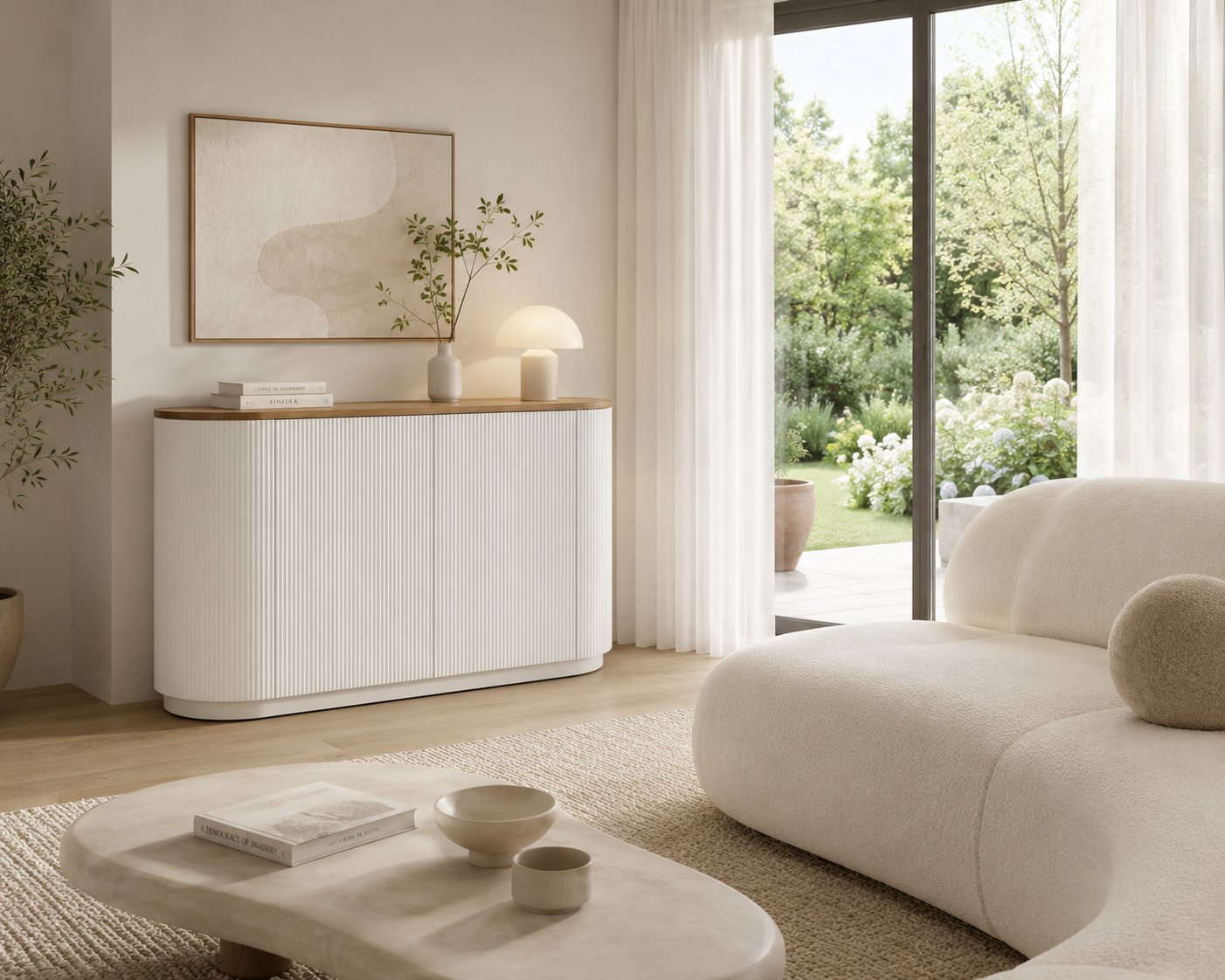Komoda Stilig 120 cm – ecru Livin Hill – zdjęcie 7