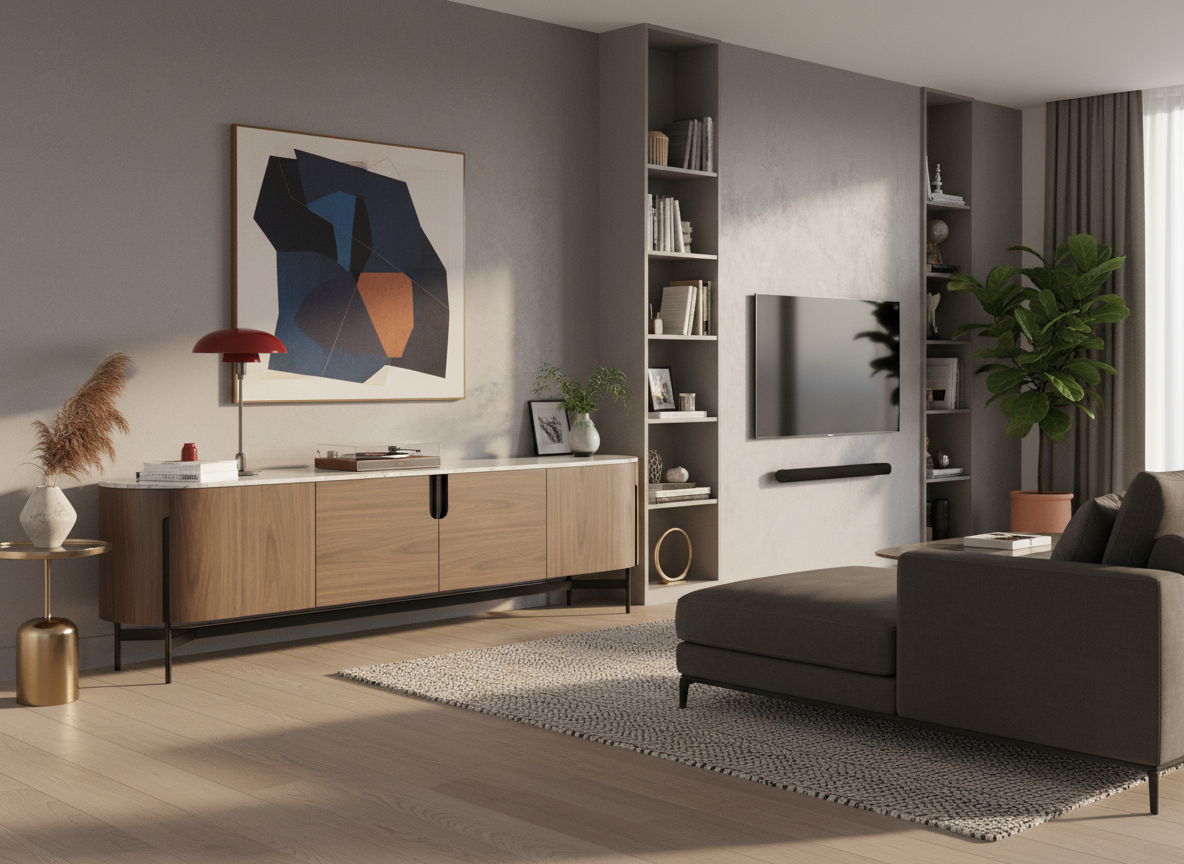 Szafka RTV Silario 220 cm Livin Hill – zdjęcie 7