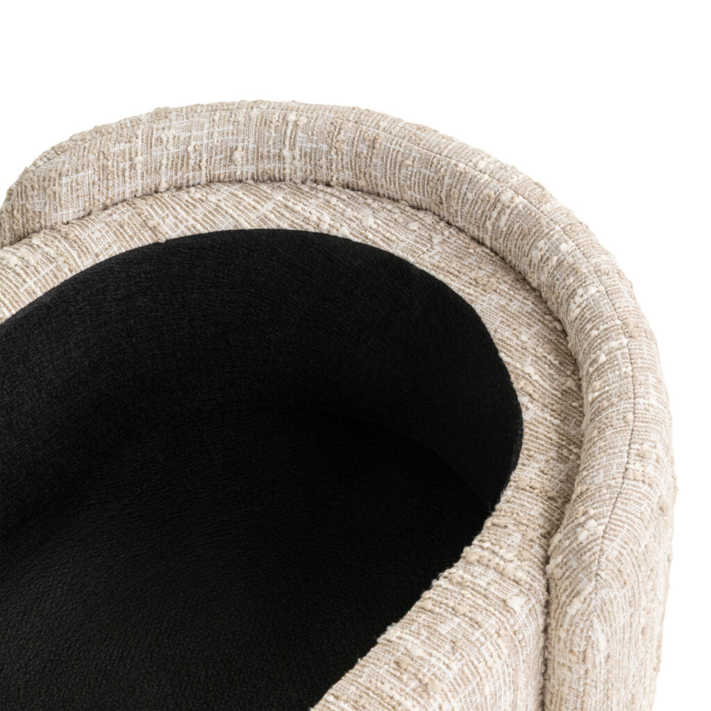 Ławka Kupidyn beżowa Angora ze schowkiem – Richmond Interiors