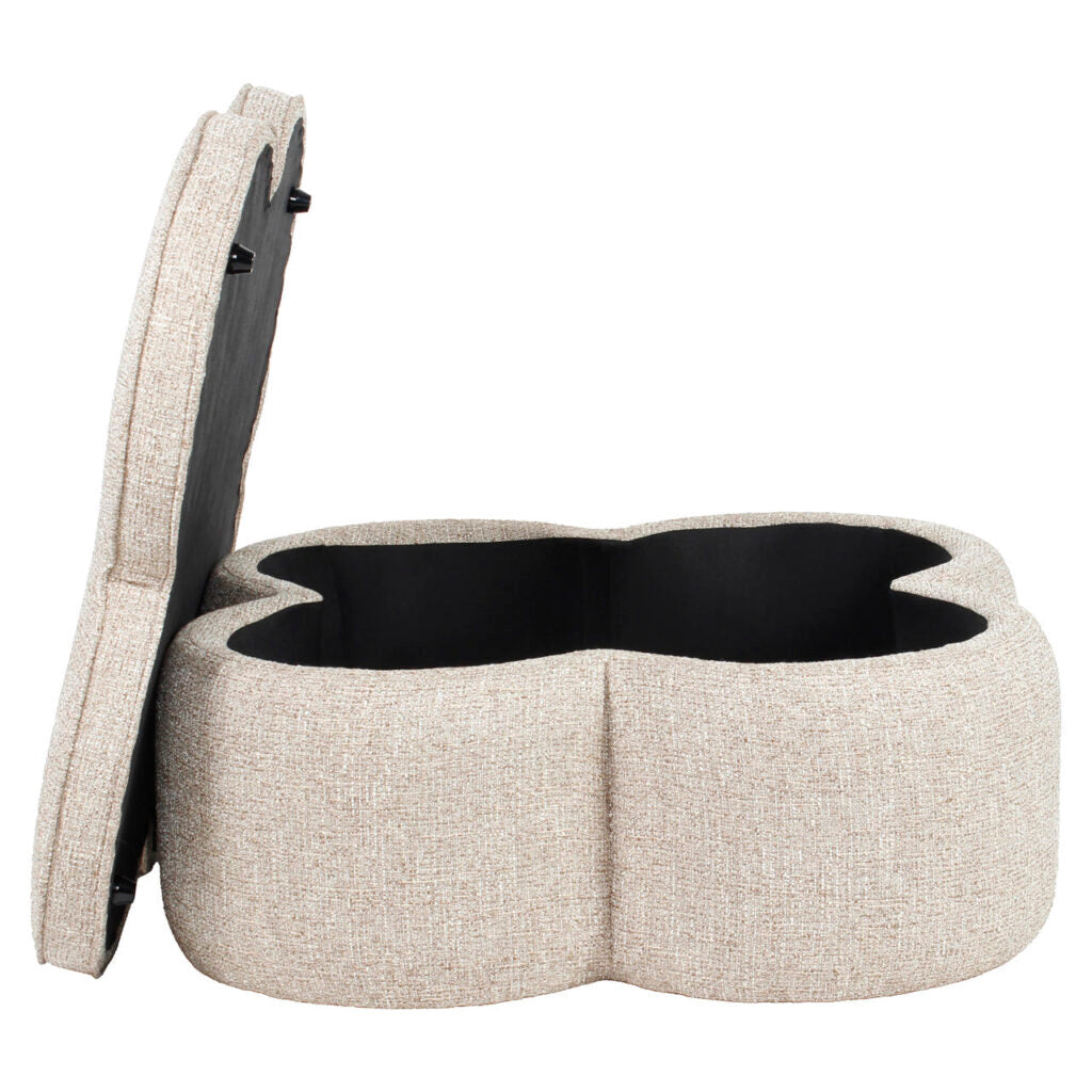 Corbeau Pouf & Footstool piaskowy tweed