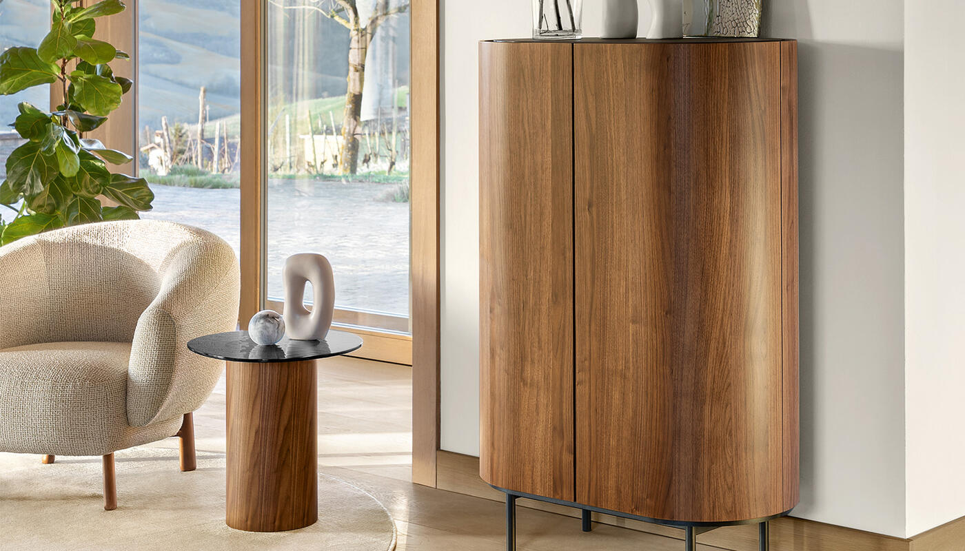 Komoda wysoka Lake 90 × 136 cm Calligaris