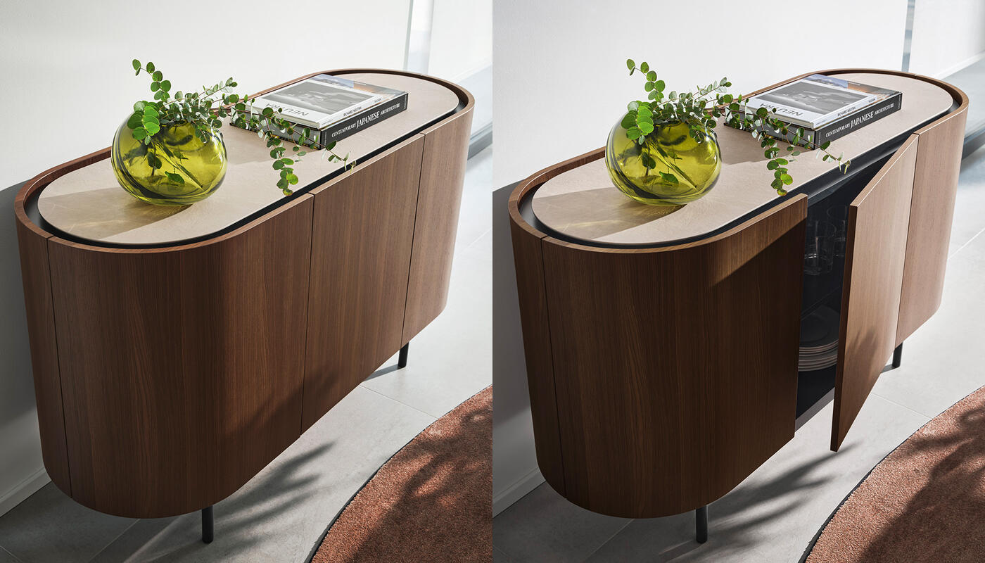 Komoda Lake 3-drzwiowa 135 cm Calligaris