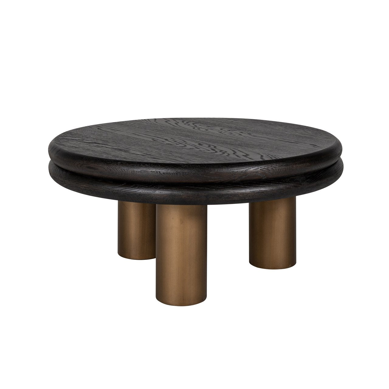 Stolik kawowy Macaron Czarny Rustykalny