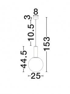 Lampa wisząca Spazio – Nova Luce