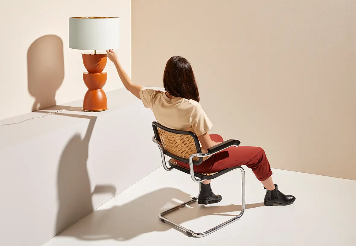 Metric – lampa stołowa ceramiczna