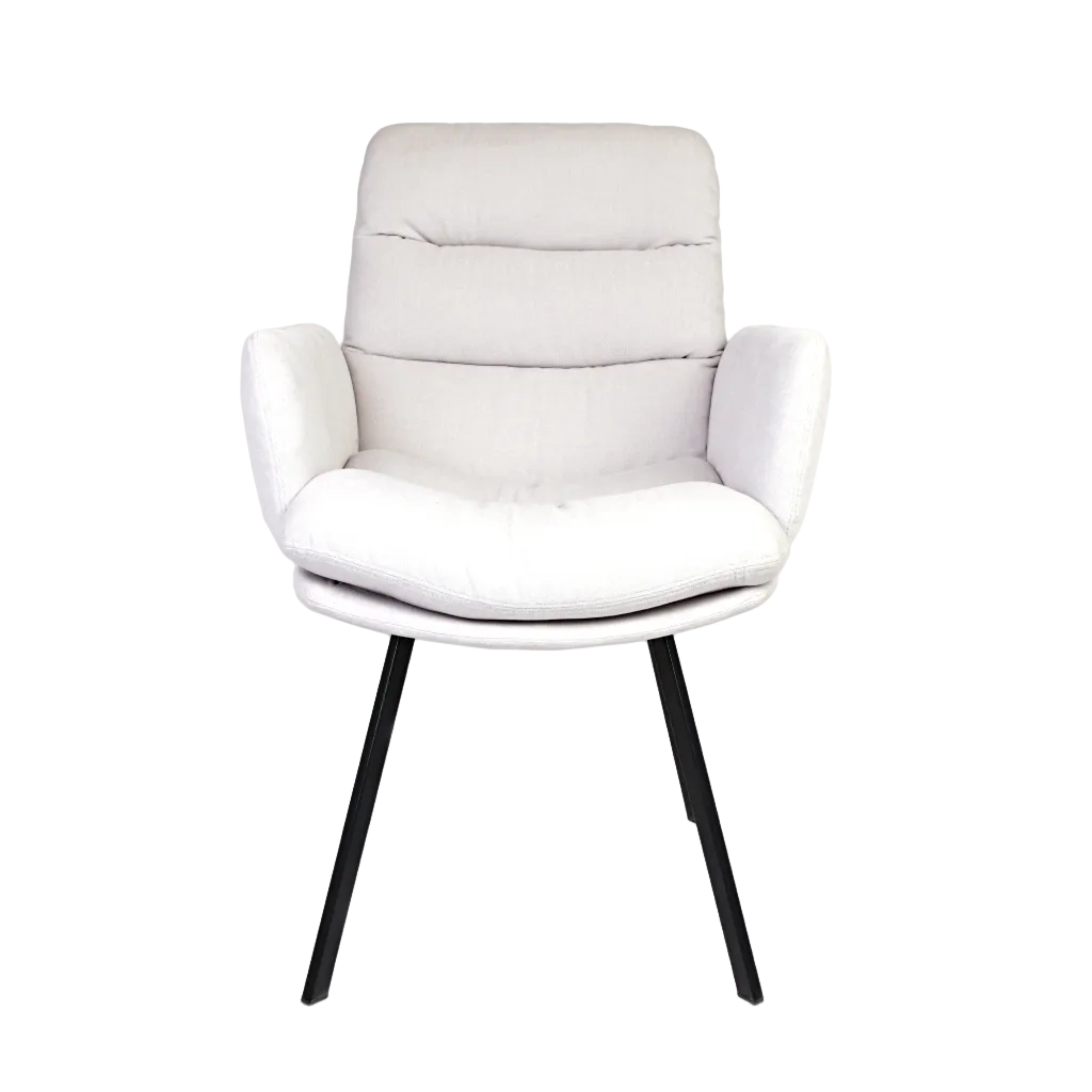Jonathan armchair metal legs