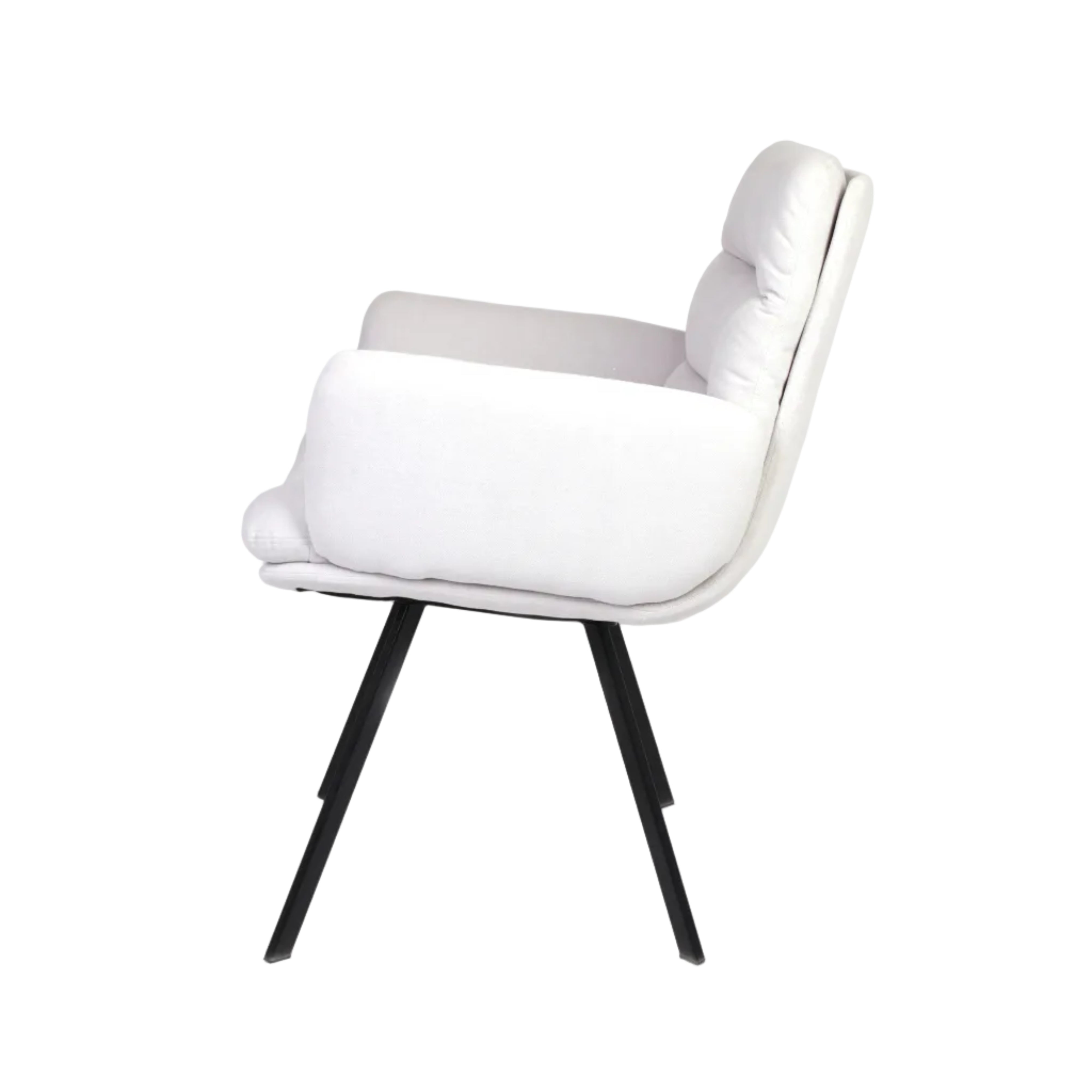 Jonathan armchair metal legs