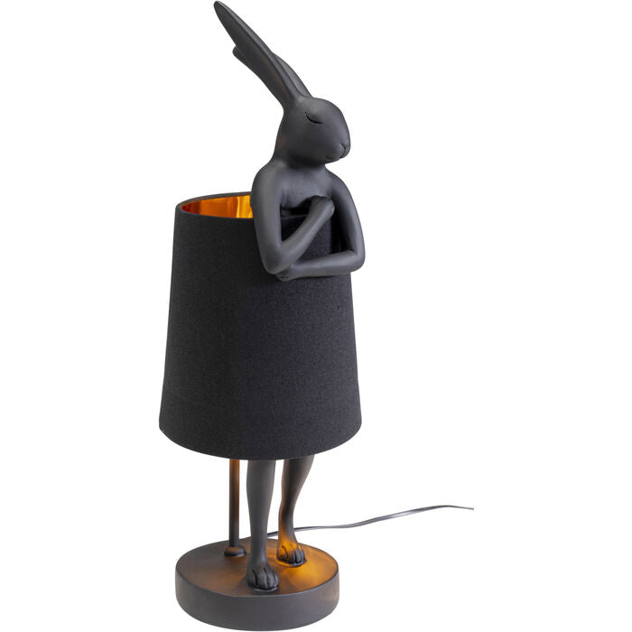 Animal Rabbit Black– lampa stołowa