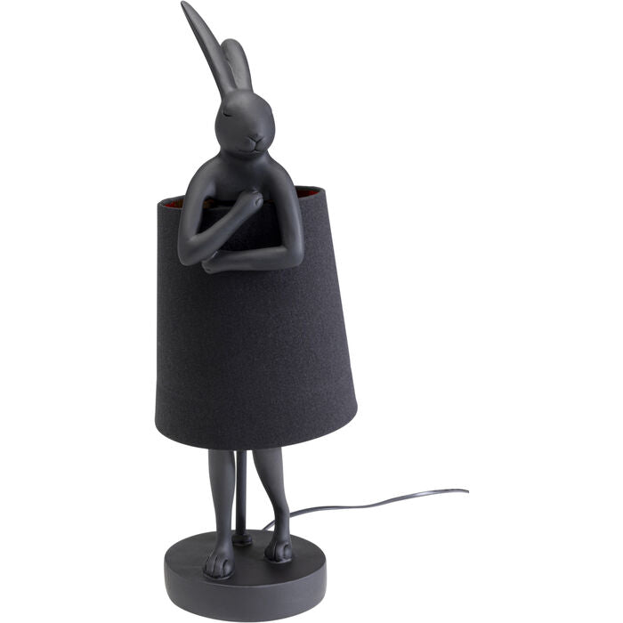 Animal Rabbit Black– lampa stołowa