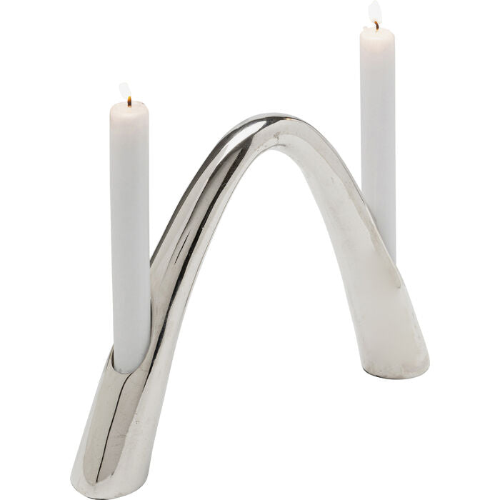 Świecznik Bow Duo Chrome – KARE Design