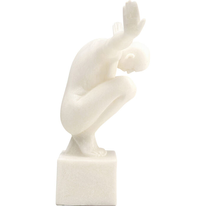 Athlet – dekoracyjna figurka biała