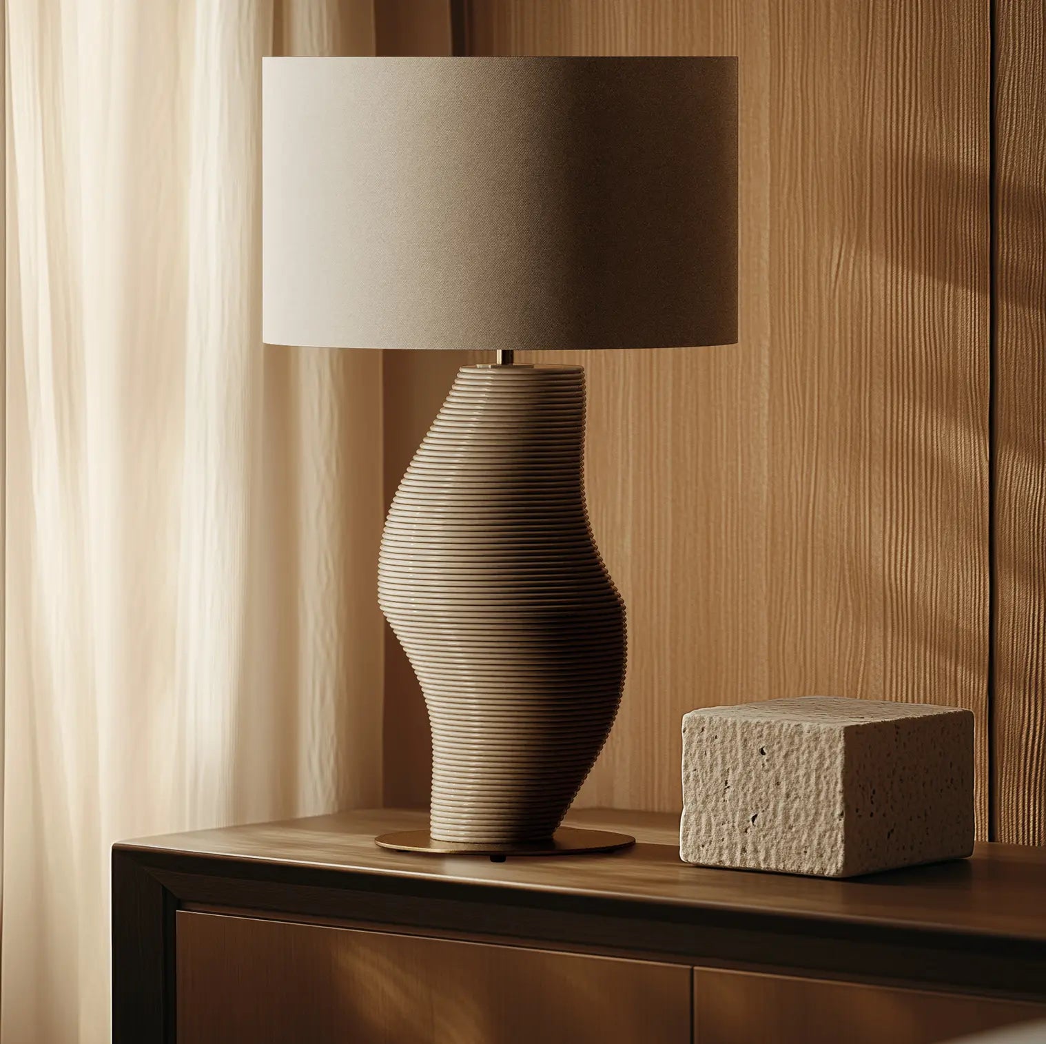 Luet – lampa stołowa szklana