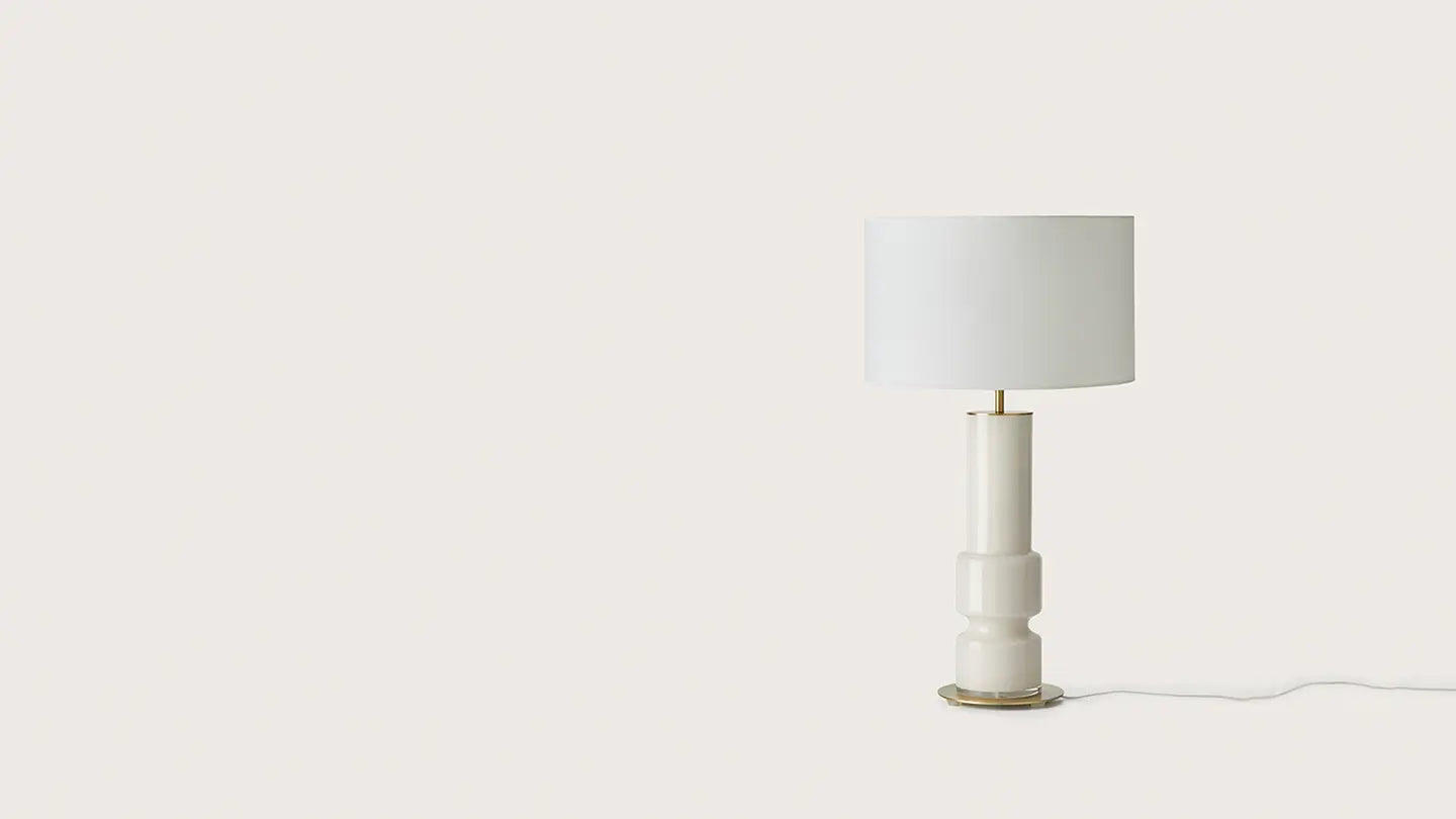 Lusa – lampa stołowa szklana