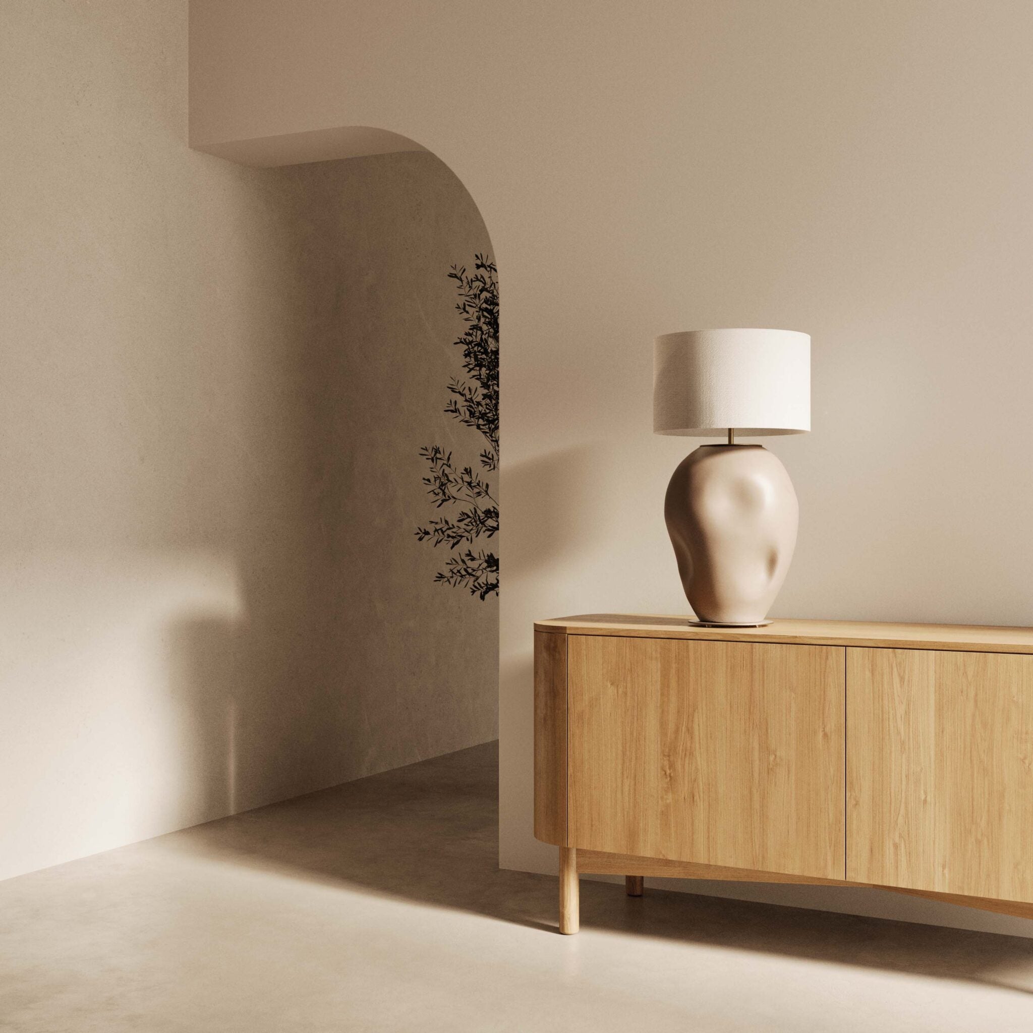 Ural – lampa stołowa ceramiczna