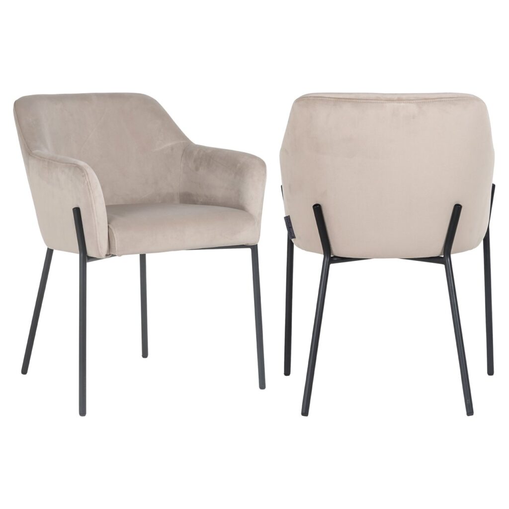 Krzesło Fay Khaki Velvet