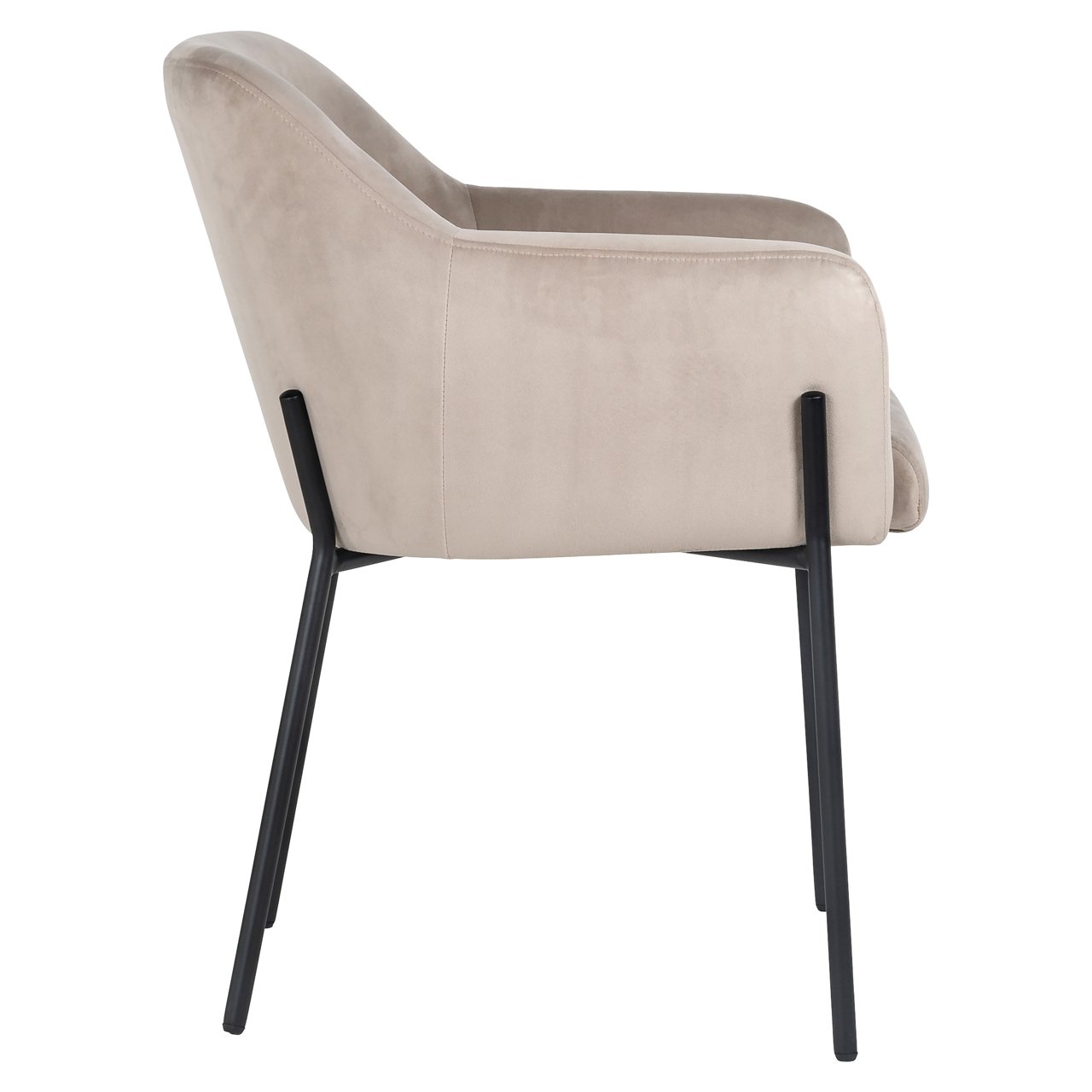 Krzesło Fay Khaki Velvet