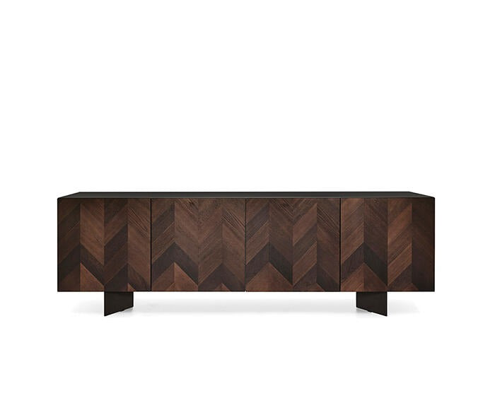 Komoda Intarsi 4-drzwiowa 241 cm Calligaris