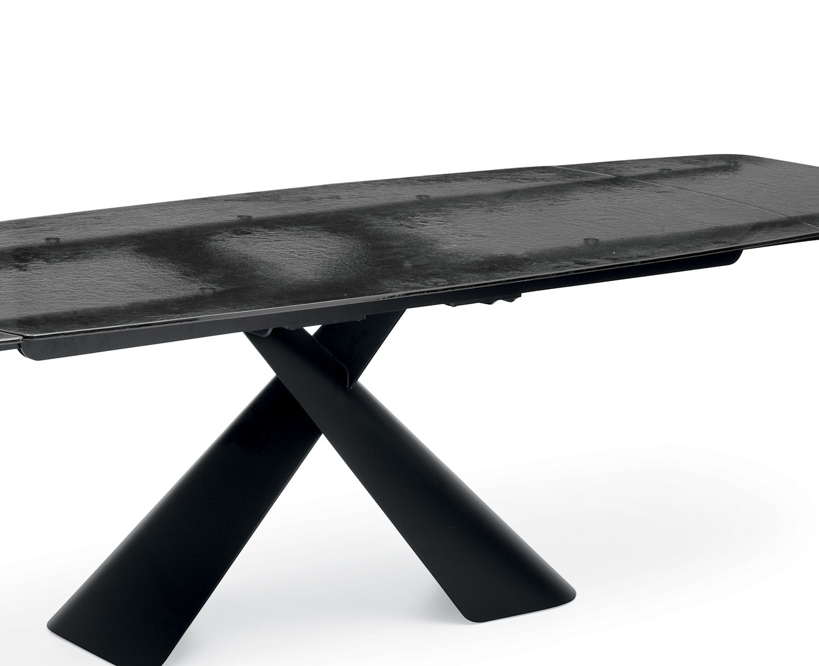 Stół rozkładany Axiom 165/200 cm ze szklanym blatem Calligaris