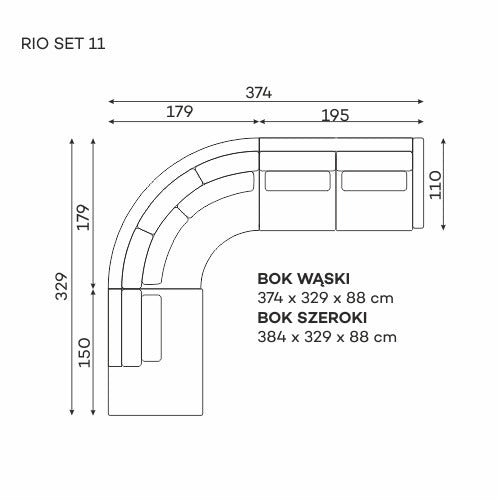 Rio – sofa i narożnik modułowy – zdjęcie 19