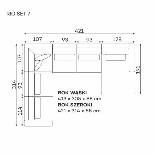 Rio – sofa i narożnik modułowy – zdjęcie 16