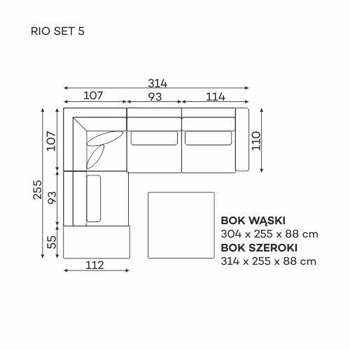 Rio – sofa i narożnik modułowy – zdjęcie 14