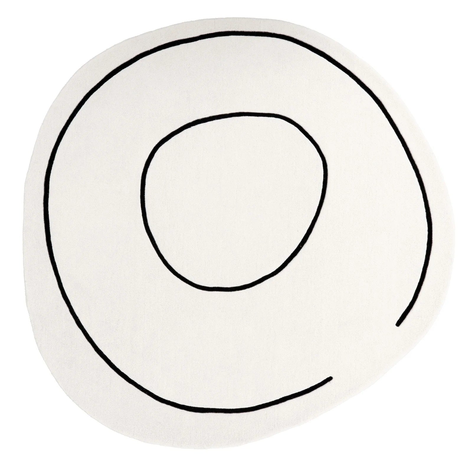 Dywan okrągły Loop Ivory – Carpet Decor