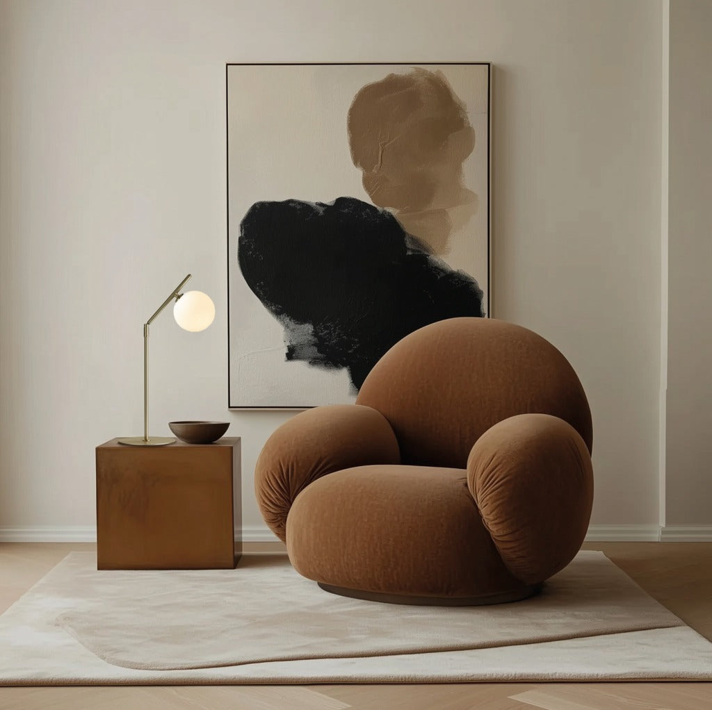 Endo – lampa stołowa z opalowym szkłem