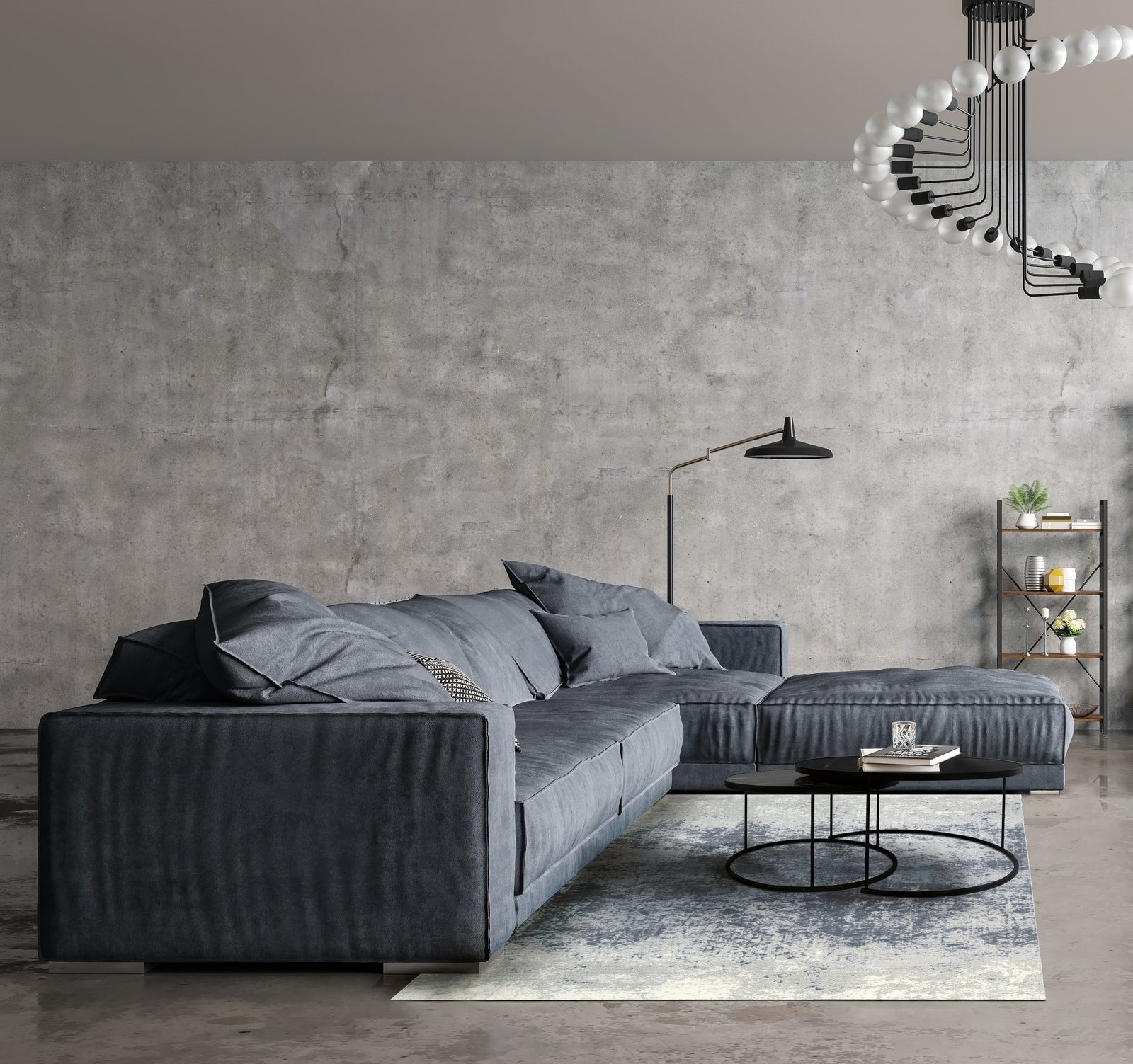 Dywan Illusion Blue Gray – Carpet Decor