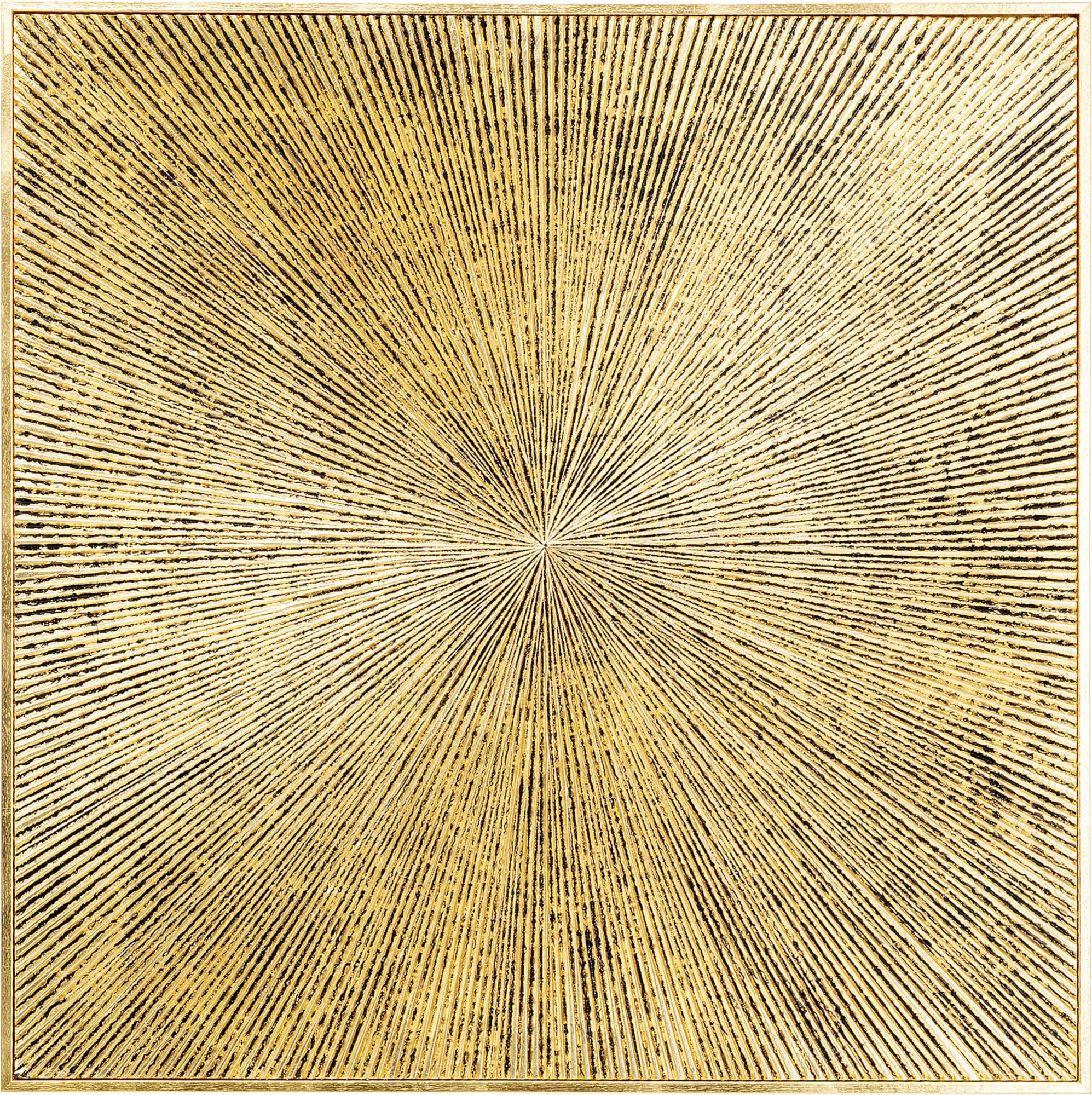 Dekoracja ścienna Illumino złota 120×120 – Kare Design