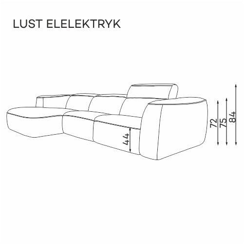 Lust – narożnik modułowy