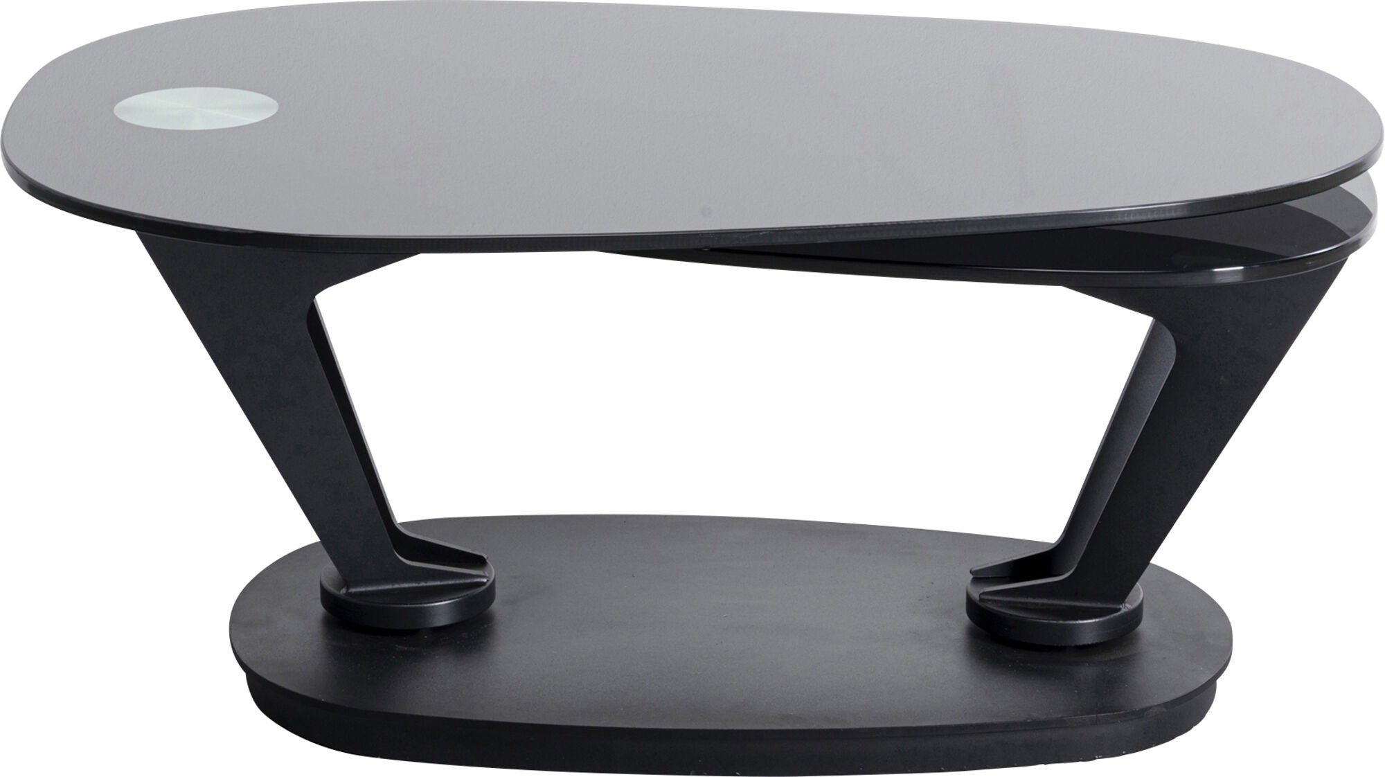 Franklin – stolik kawowy czarny 150 × 58 cm