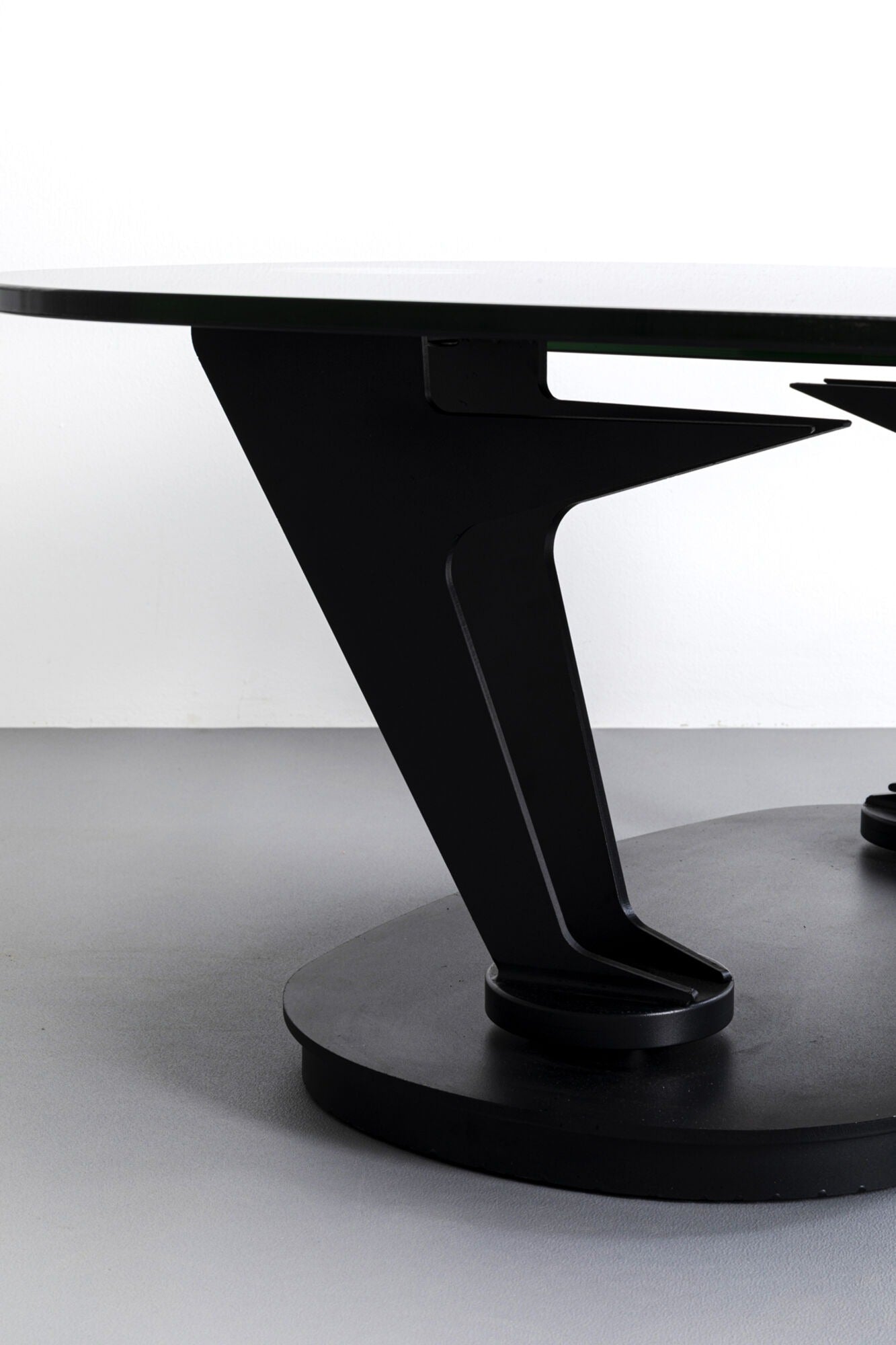 Franklin – stolik kawowy czarny 150 × 58 cm