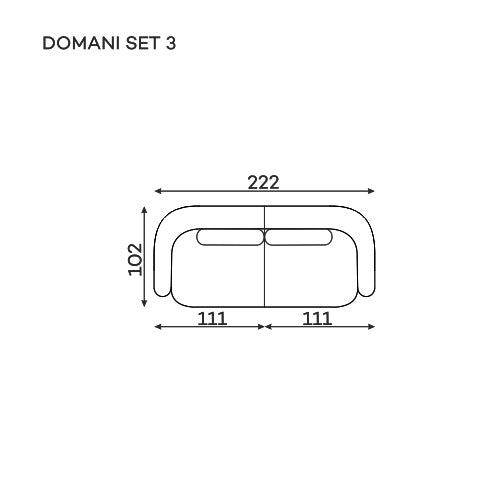 Domani – sofa i narożnik modułowy – zdjęcie 24