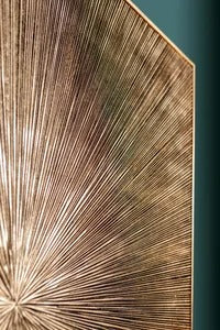Dekoracja ścienna Illumino złota 120×120 – Kare Design