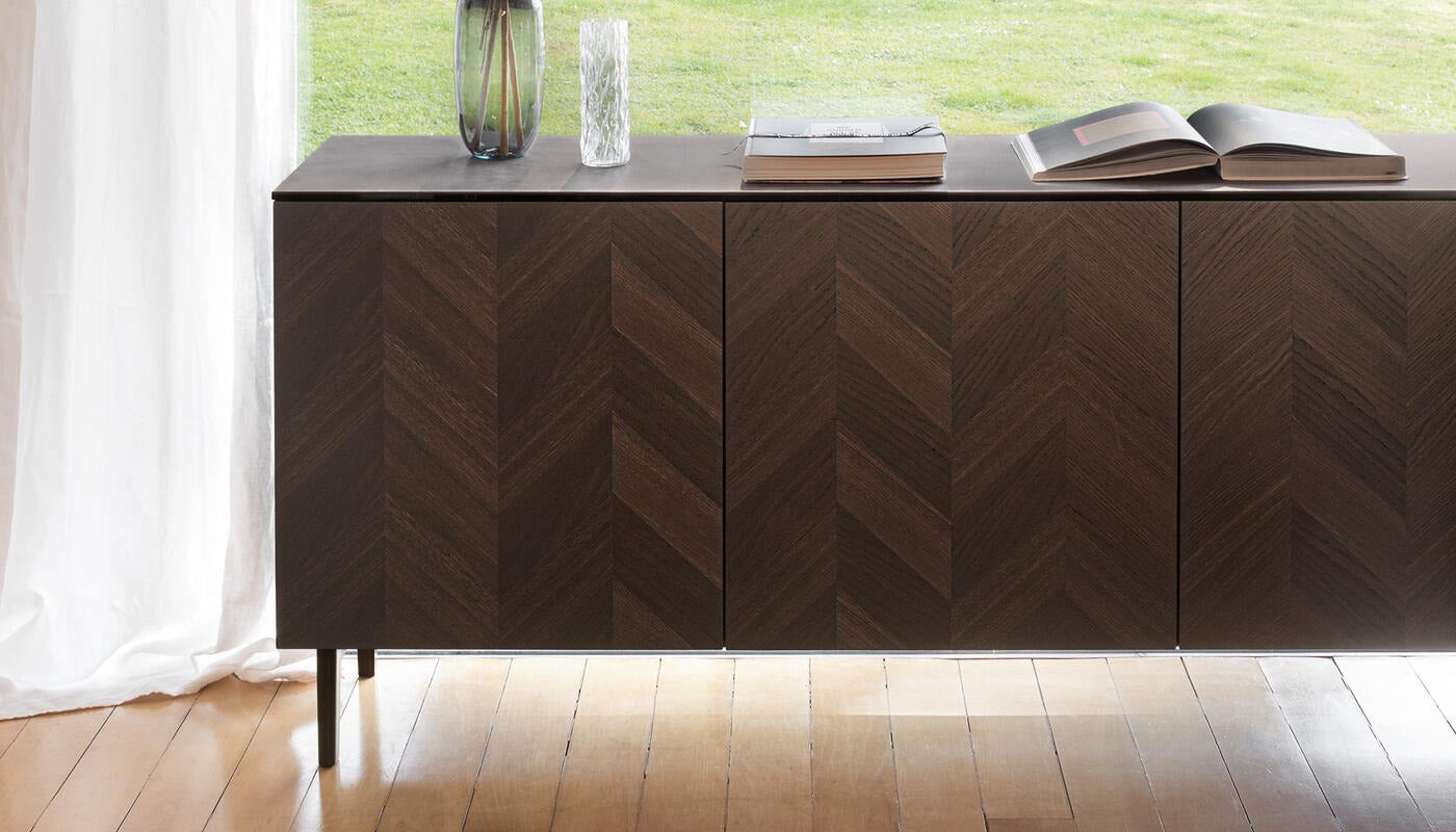 Komoda Intarsi 3-drzwiowa 181 cm Calligaris