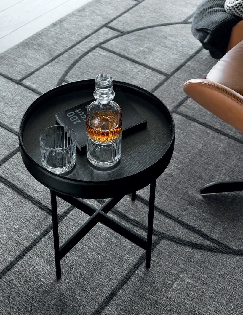 Stolik pomocniczy Arena Ø42 cm z tacą Calligaris