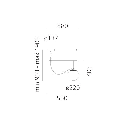 Lampa wisząca nh S1 22 – Artemide