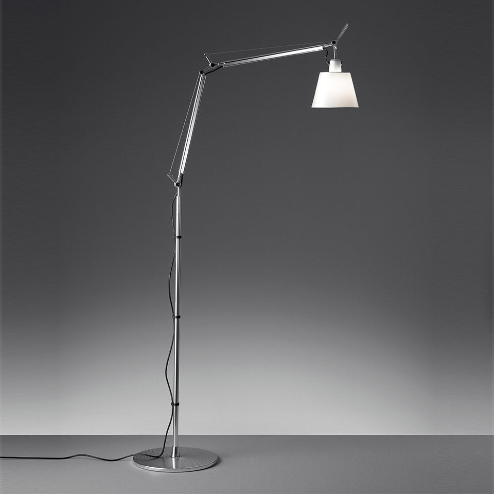 Tolomeo Basculante Floor – lampa podłogowa z abażurem