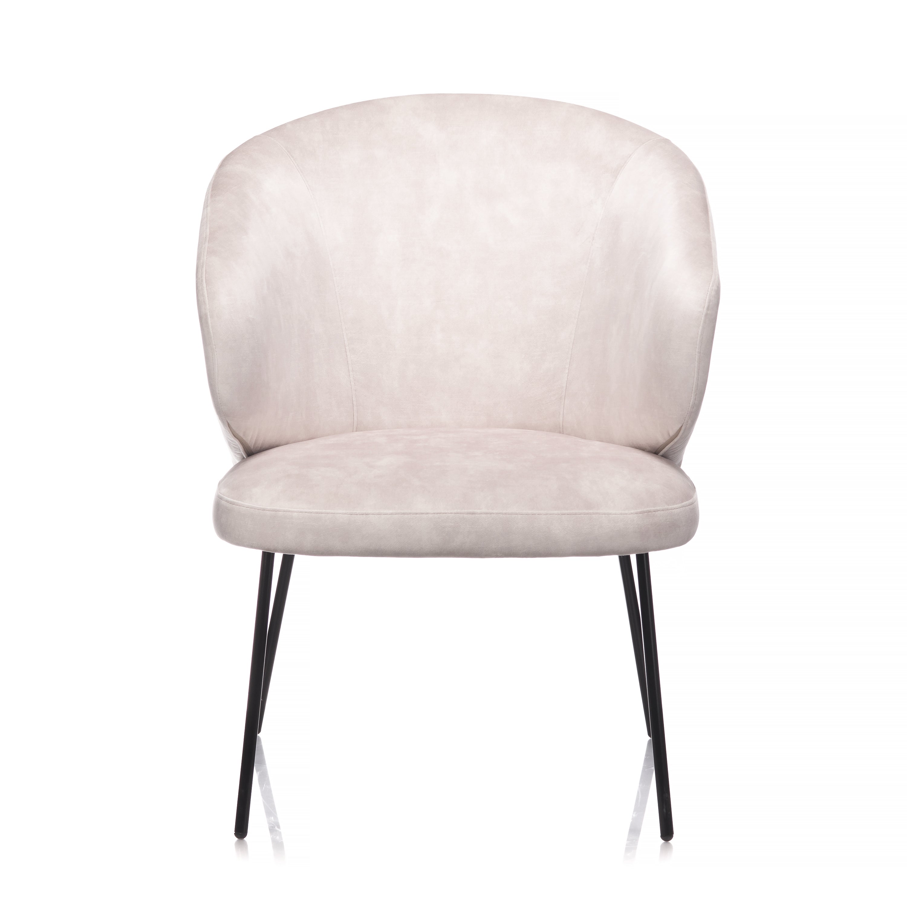 Stella club chair metal legs