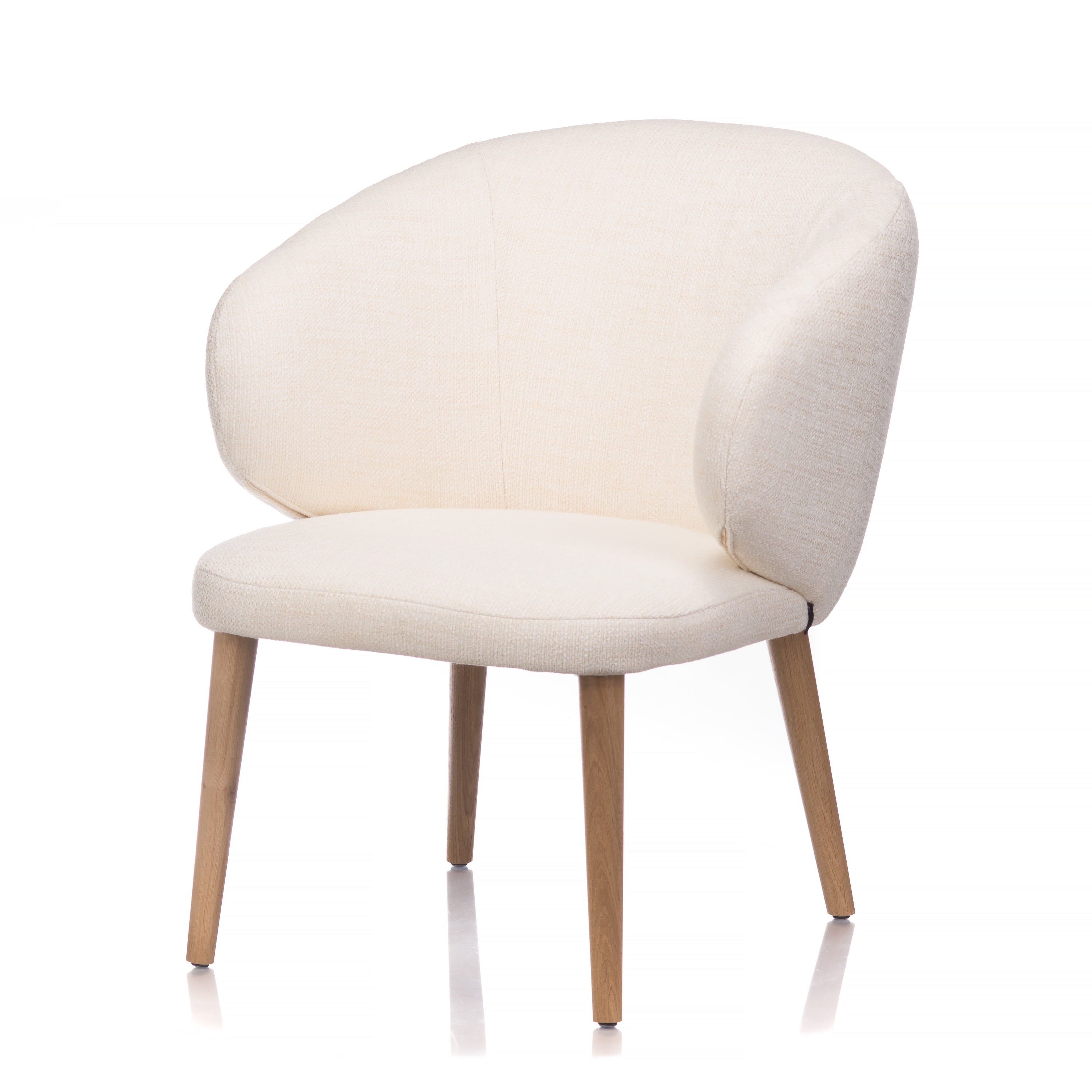 Stella club chair wooden legs