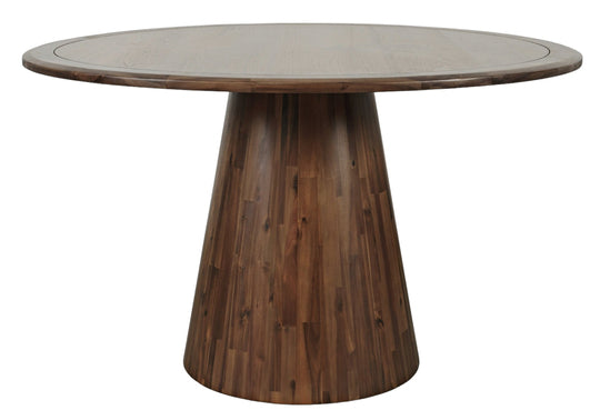 Stół okrągły Avola 127 cm – orzechowy Livin Hill