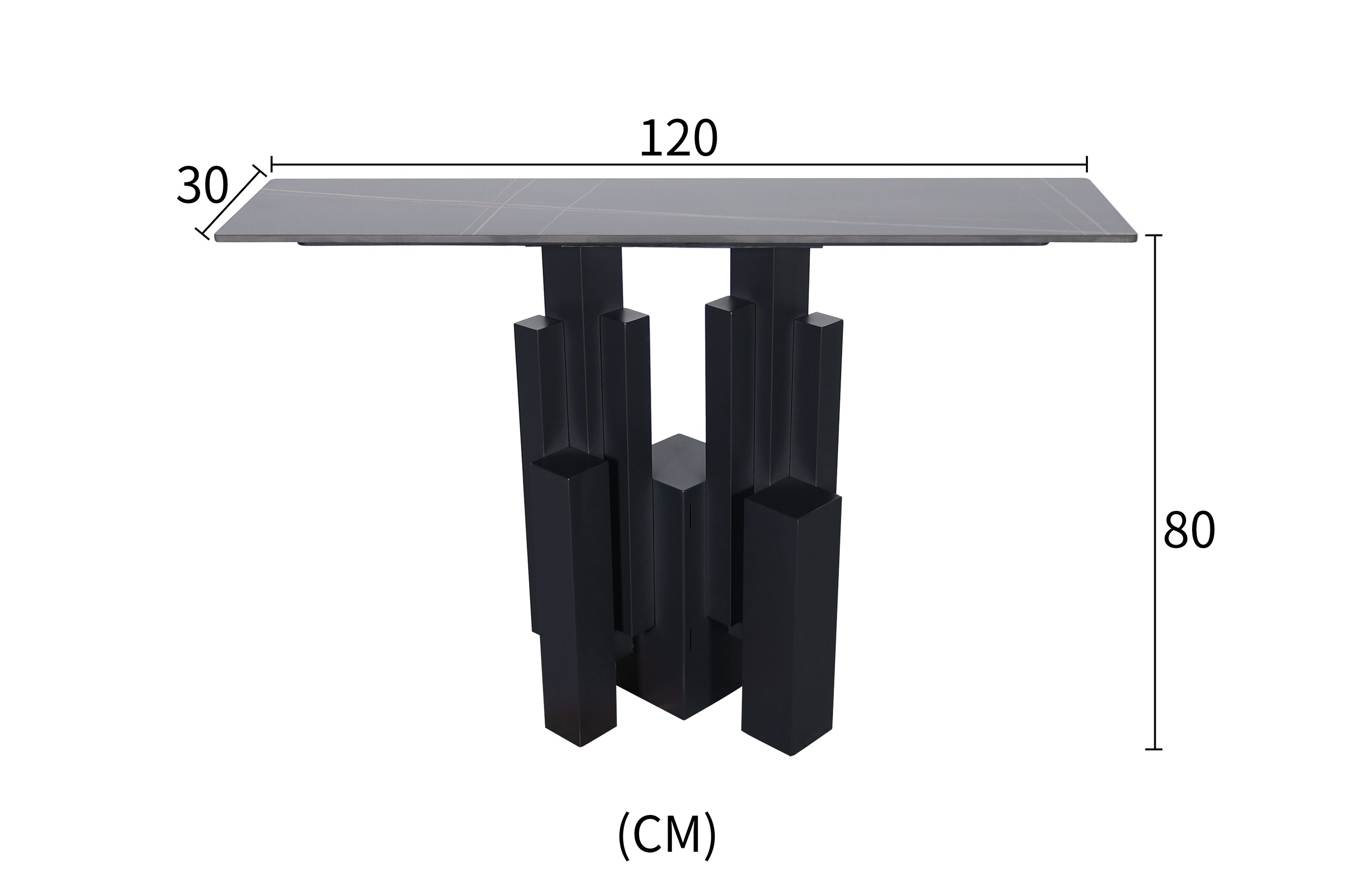 Konsola Modig 120 cm – czarna Livin Hill – zdjęcie 8