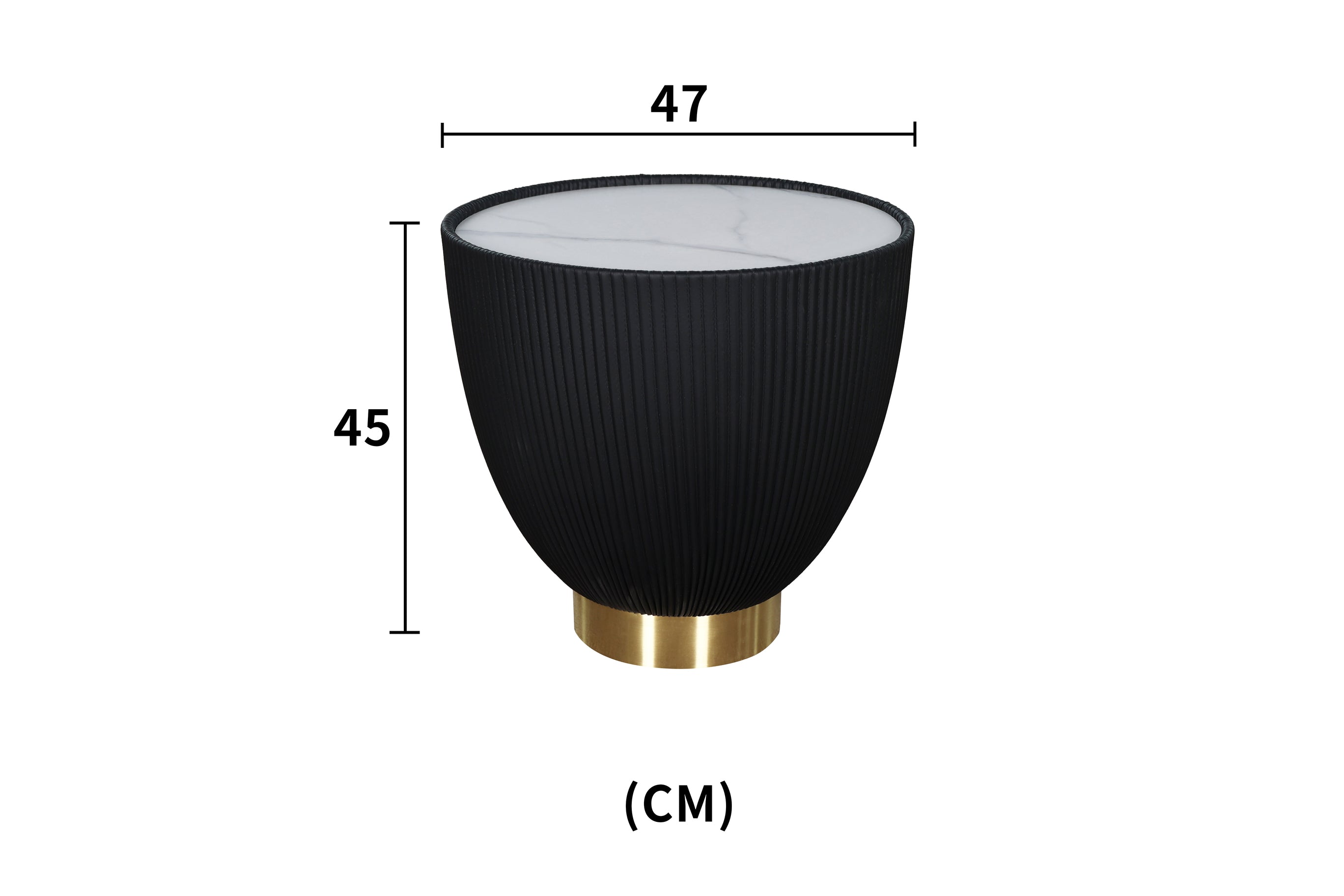 Stolik pomocniczy Modig 47 cm – czarny Livin Hill – zdjęcie 8