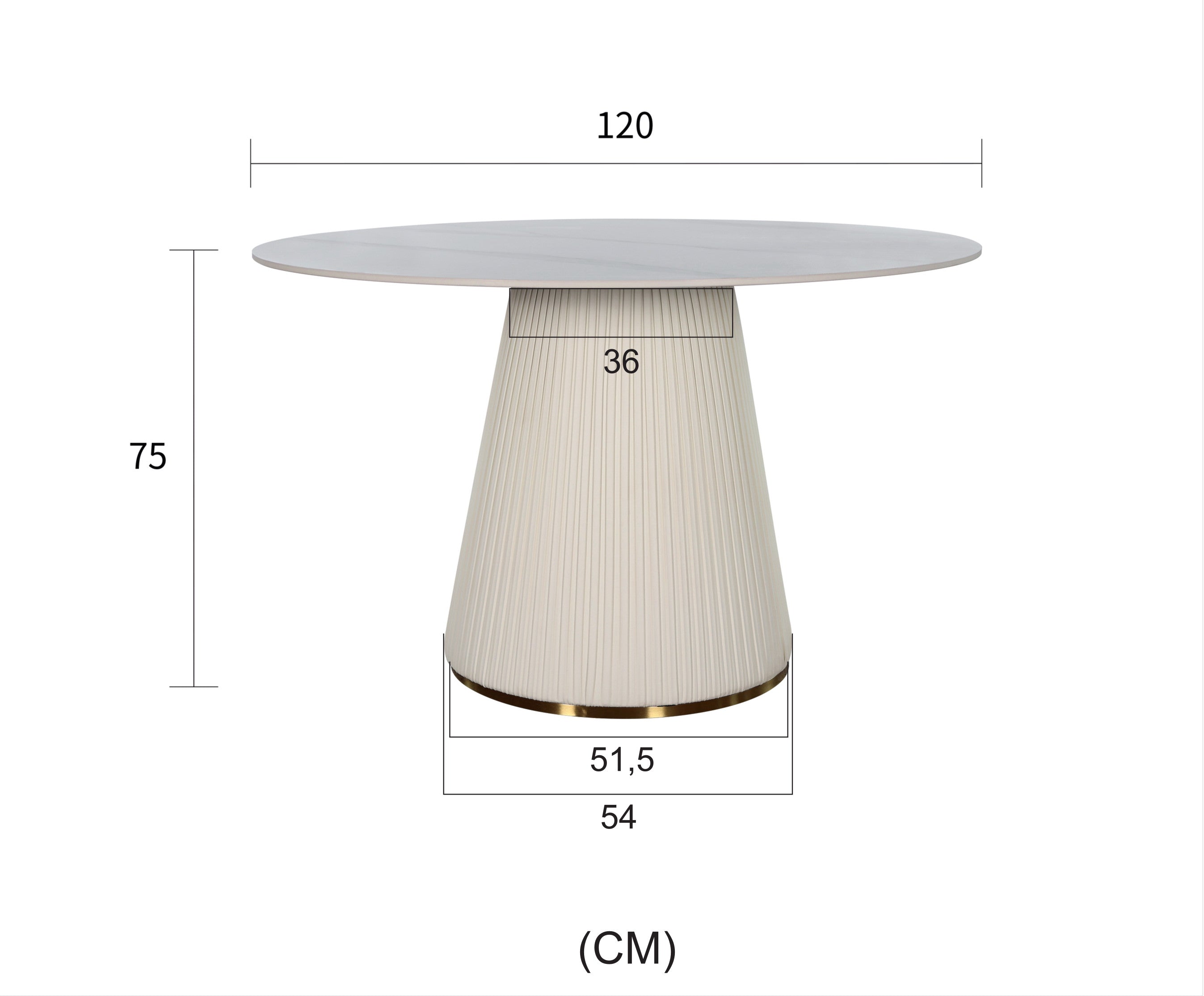 Stół okrągły Modig 120 cm Livin Hill – zdjęcie 11